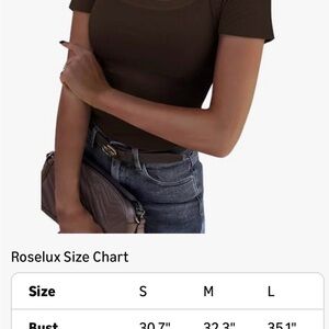 Rosebud Chocolate Ribbed Top